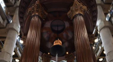 Lloyd's building Underwriting Room Lutine Bell and rostrum